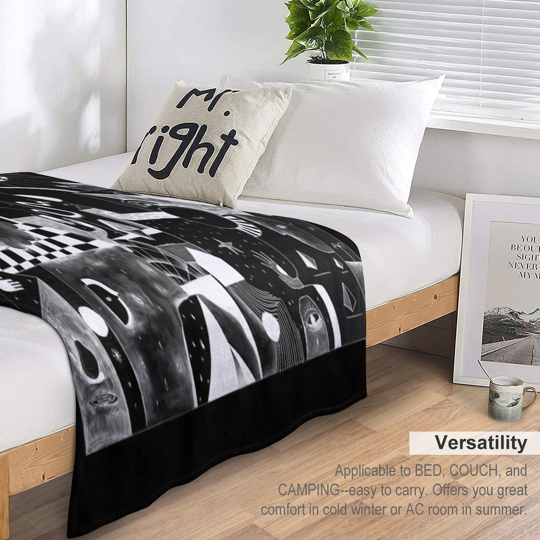 DON'T TOUCH ME Shrink-resistant Throw Blanket