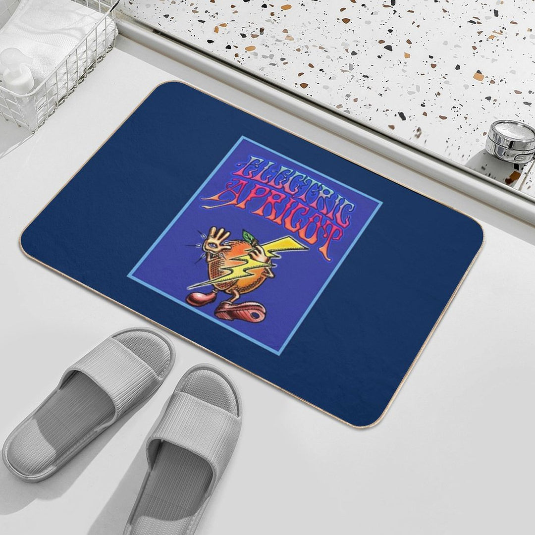 Electric Apricot  Stain-Proof Bath Mat