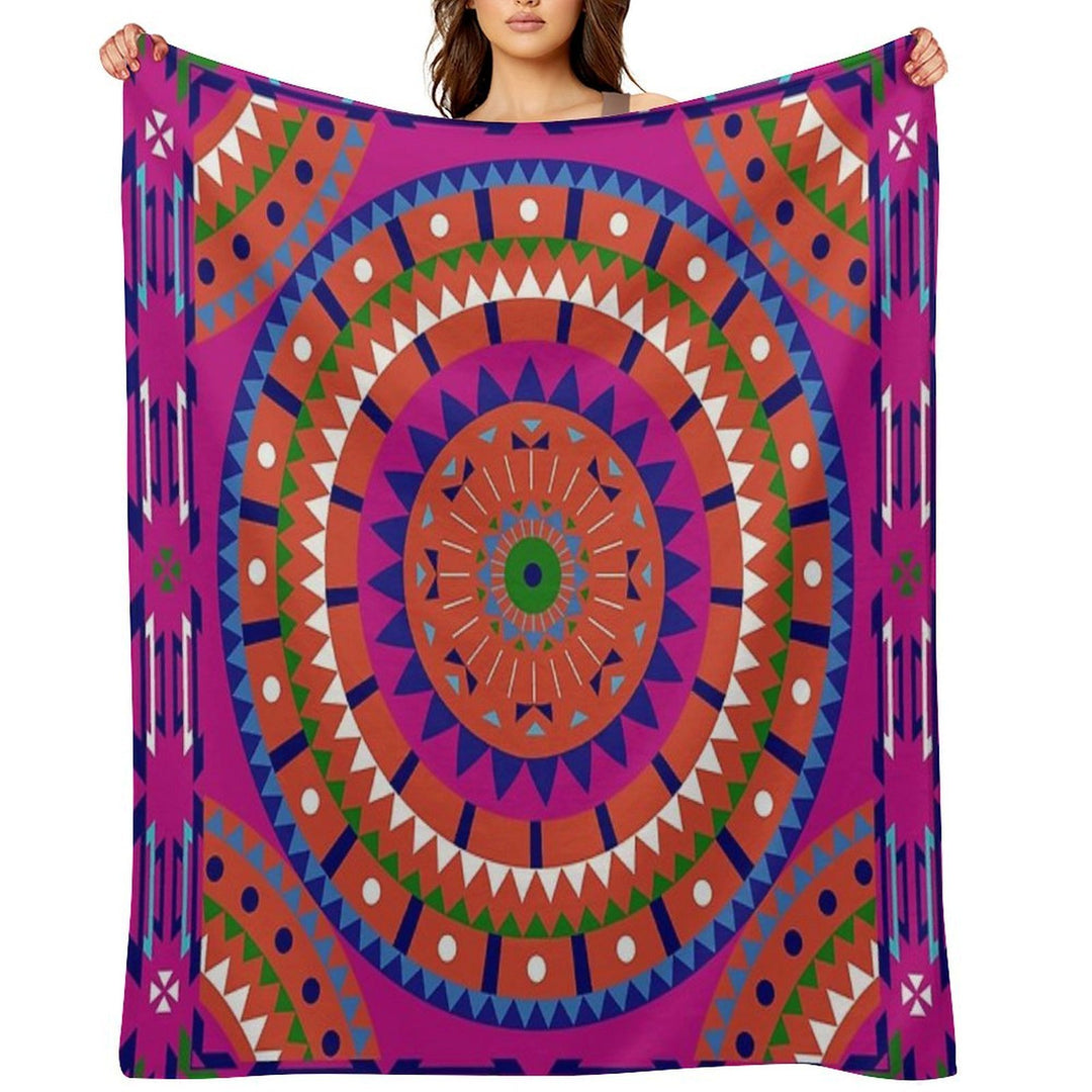 Mandala (Awakening) Versatility Throw Blanket