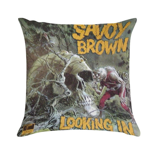 Savoy Brown Looking In Soft Luxury Feel Throw Pillow