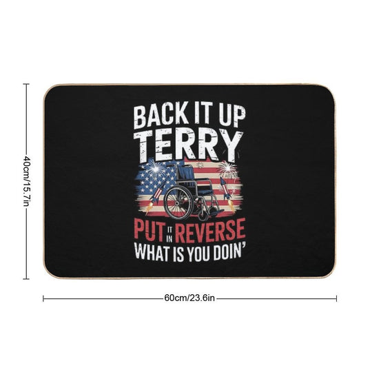 Back It Up Terry Put It In Reverse 4th Of July Fireworks  Toxin-Free Bath Mat
