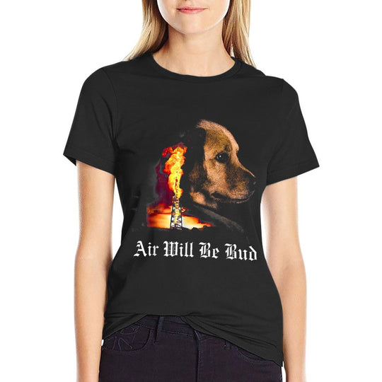 Air Will Be Blud  Slim-fit Cut T-Shirt