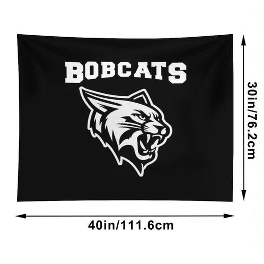 Bobcats Sports with Mascot Tapestry