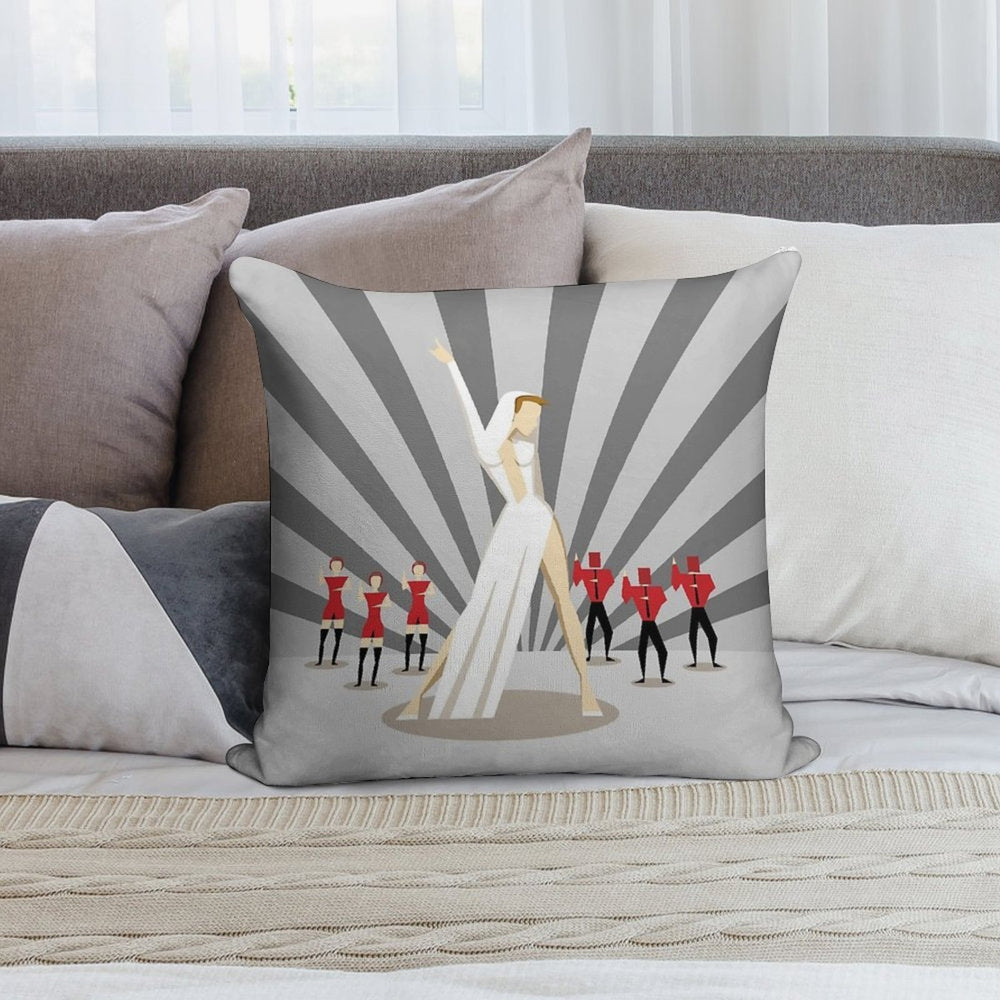 Kylie - Can't Get You Out Of My Head Soft Short Plush Fabric Throw Pillow