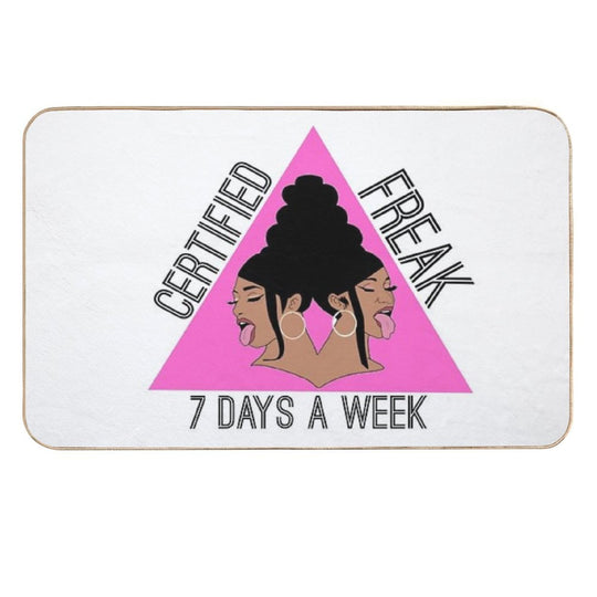 Certified Freak 7 Days A Week WAP Cardi & Megan  Anti-Trip Bath Mat