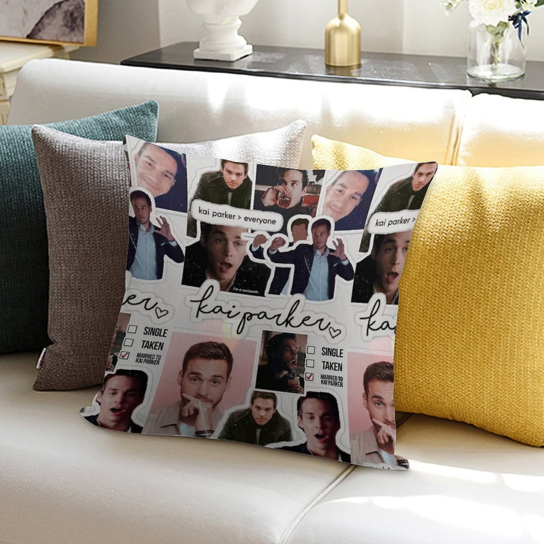 Kai Parker  Chris Wood Soft Gift Ready Throw Pillow