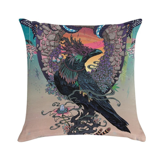 Oracle Soft Hidden Zipper Throw Pillow