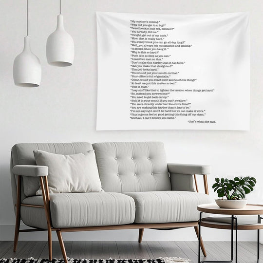 Every That's What She Said From The Office Tapestry