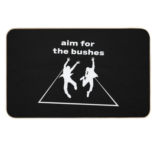 The Other Guys Aim for The Bushes  Toxin-Free Bath Mat