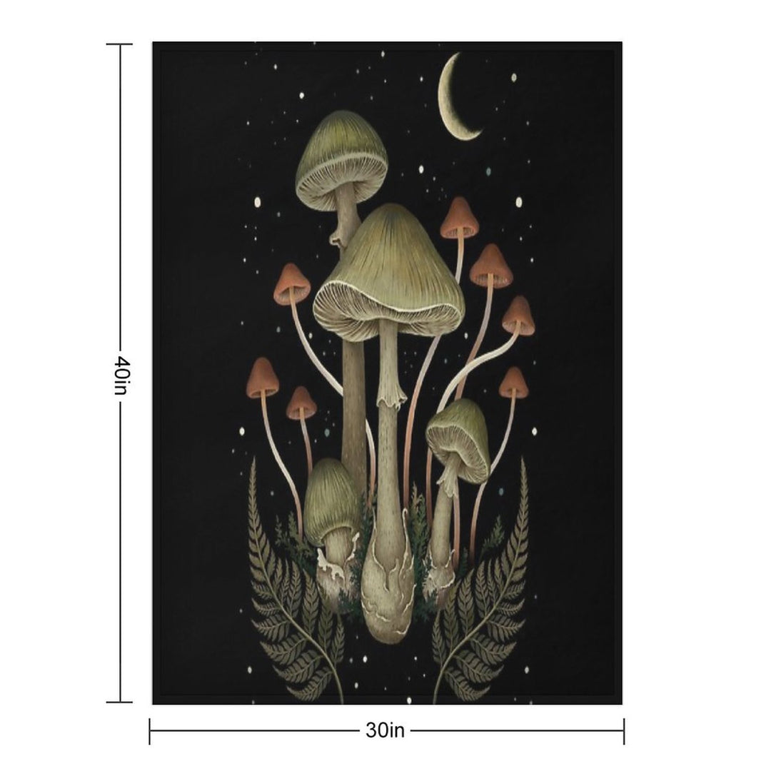 Death Cap Plush Throw Blanket