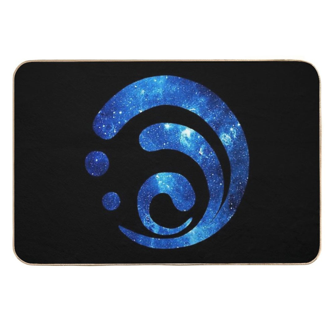 Hydro Element Genshin Impact T-Shirt Durable Bath Mat