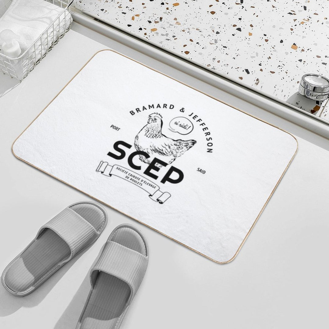 OSS 117 - SCEP Cairo Chicken Breeding Company  Easy Maintenance Bath Mat