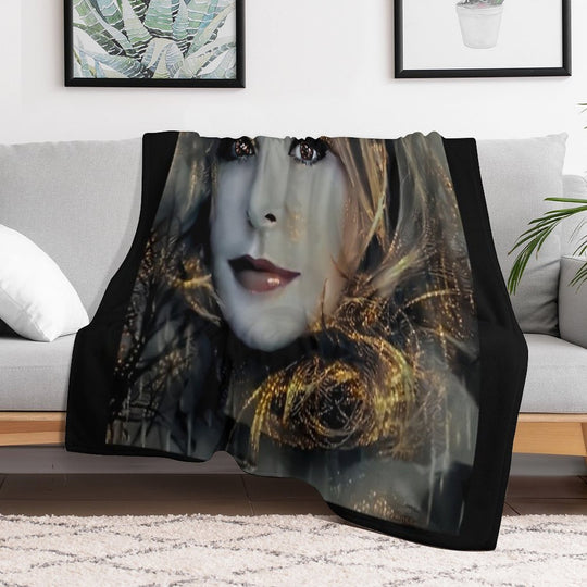 Mylène Farmer Velvety-soft Throw Blanket
