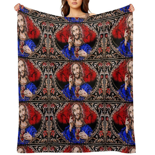 Father Ted Scared Sofa Throw Sustainable Throw Blanket