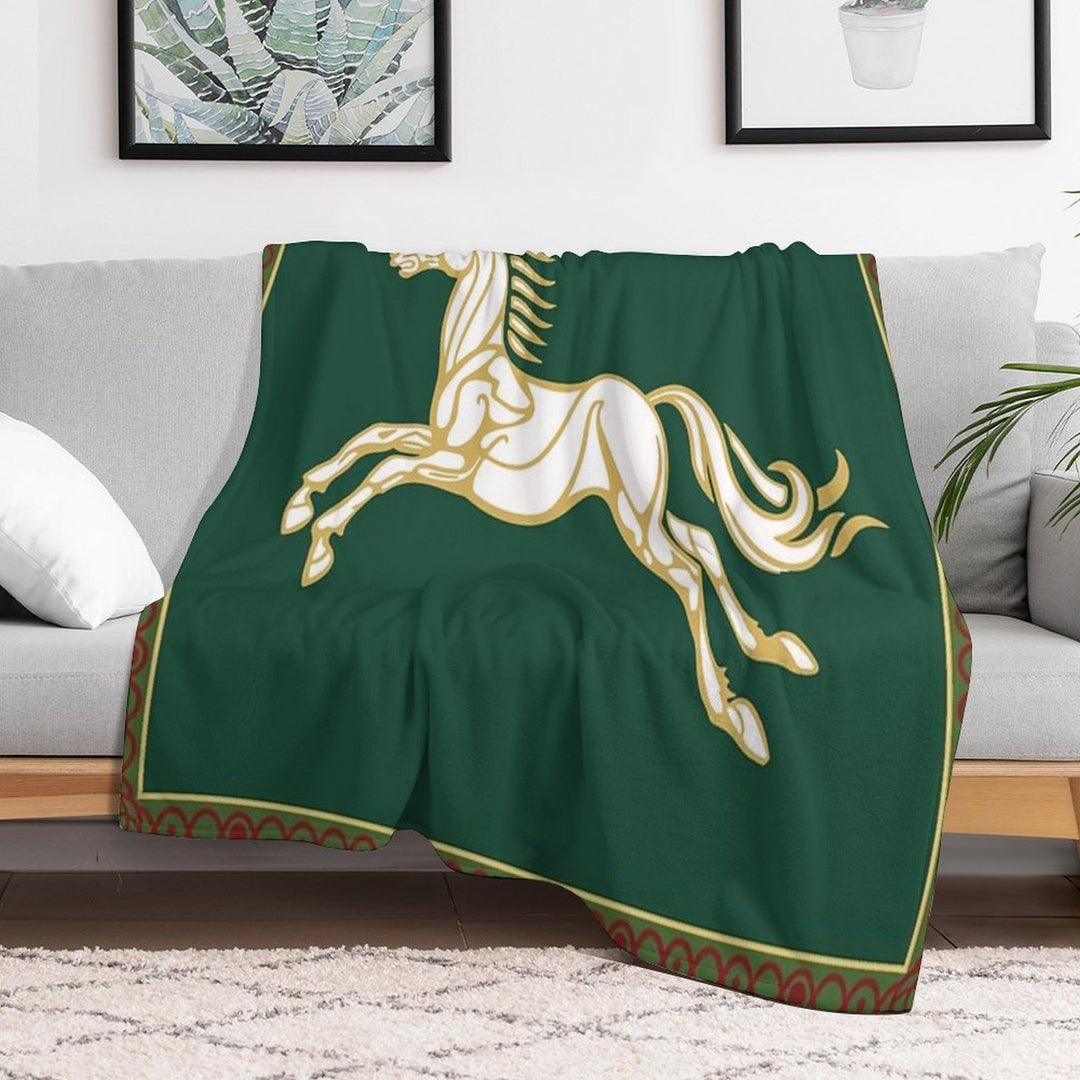 Banner of Rohan Shrink-resistant Throw Blanket