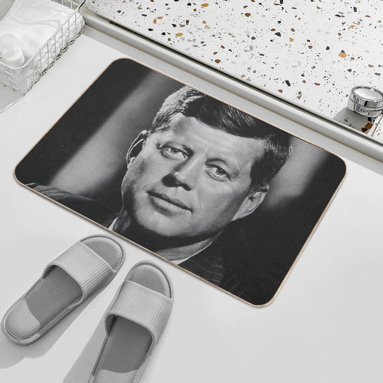 President John F Kennedy  Dirt-Trapping Bath Mat
