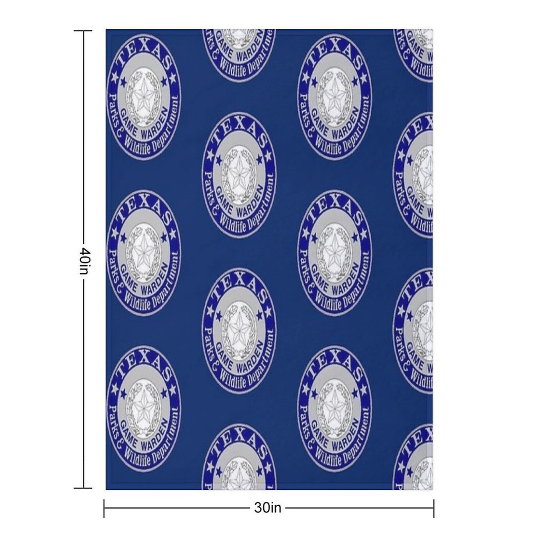 Texas  Game Warden Lightweight Throw Blanket