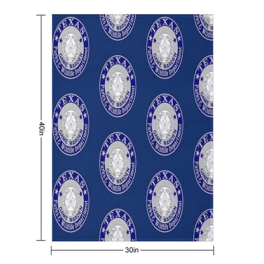 Texas  Game Warden Lightweight Throw Blanket