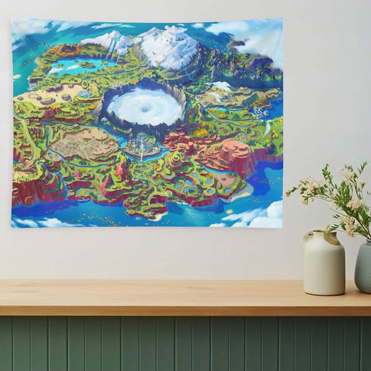 Paldea Map Tapestry