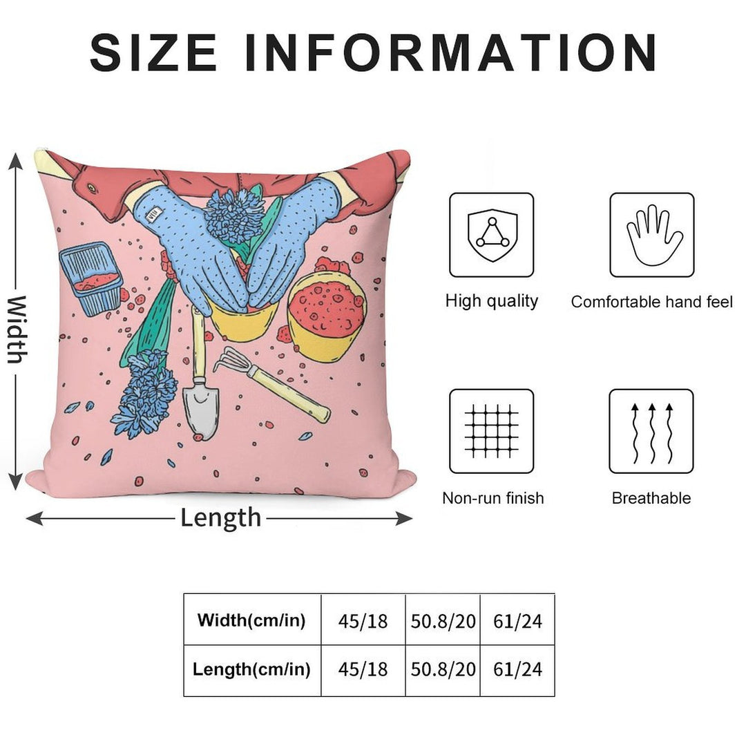 Reincarnation Soft Multiple Sizes Throw Pillow