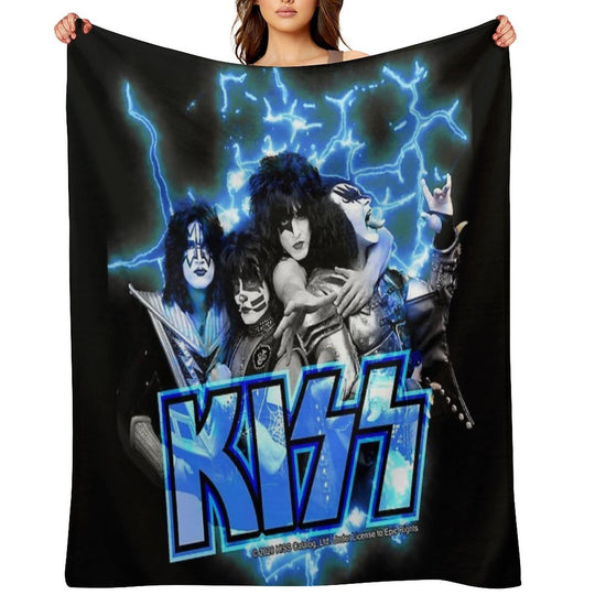 KISS ® The Band - All Members Electric Anti-pilling Throw Blanket