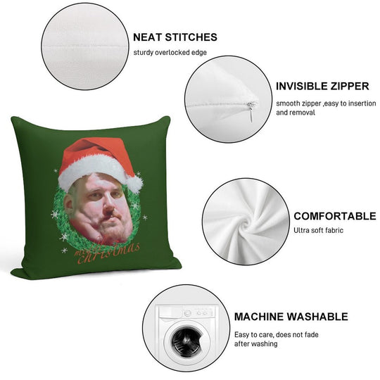 Meddl Xmas Christmas Lord Soft High-Density Material Throw Pillow