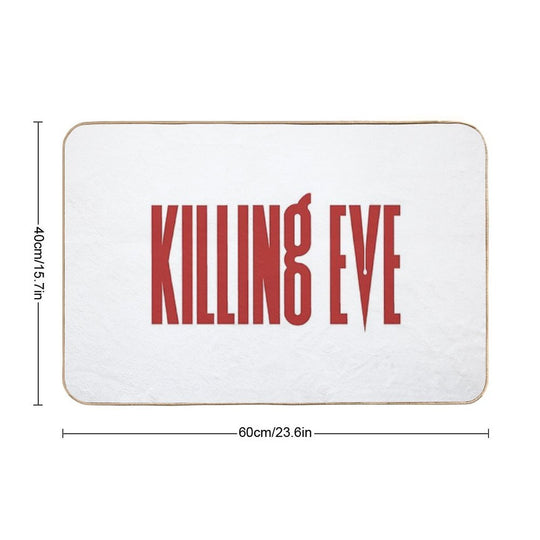 Killing Eve Merch Killing Eve Logo  Non-Slip Bath Mat