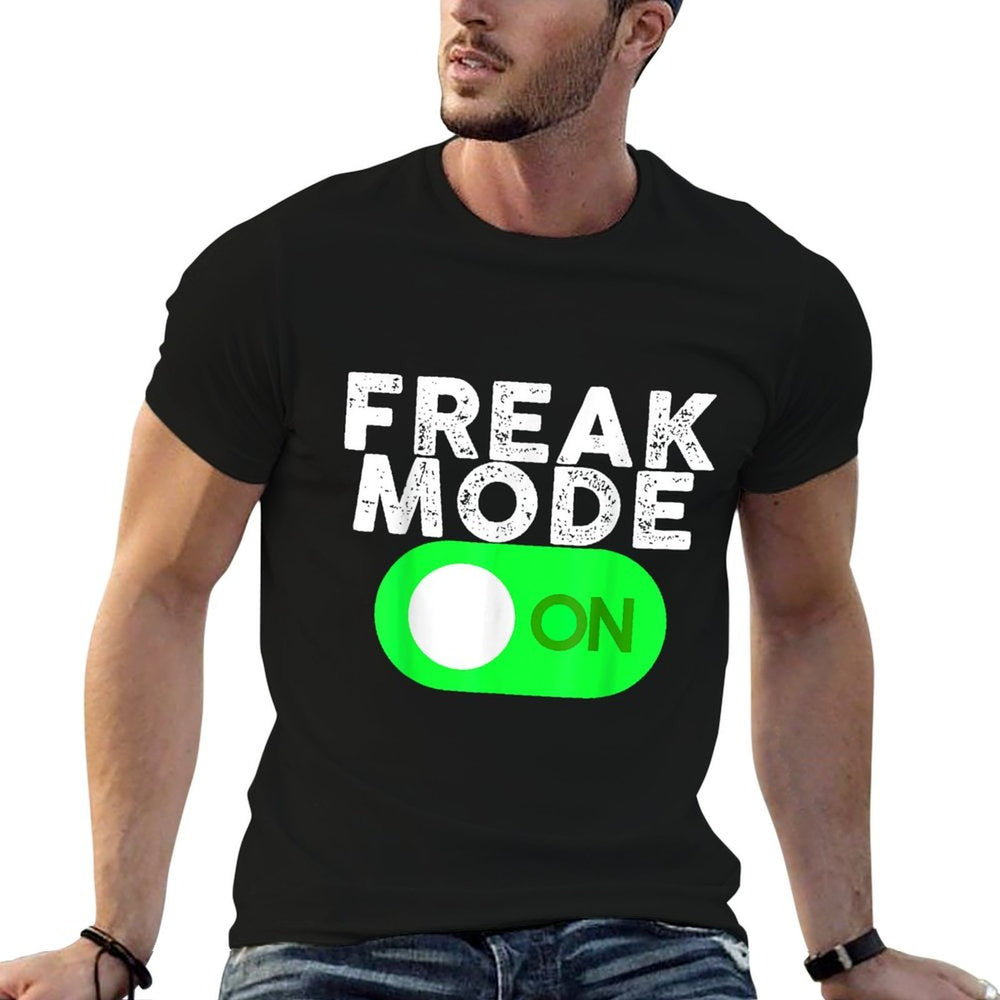 Freak Mode On - Funny Power Button Freaky Viral Slang Meme  Breathable T-Shirt