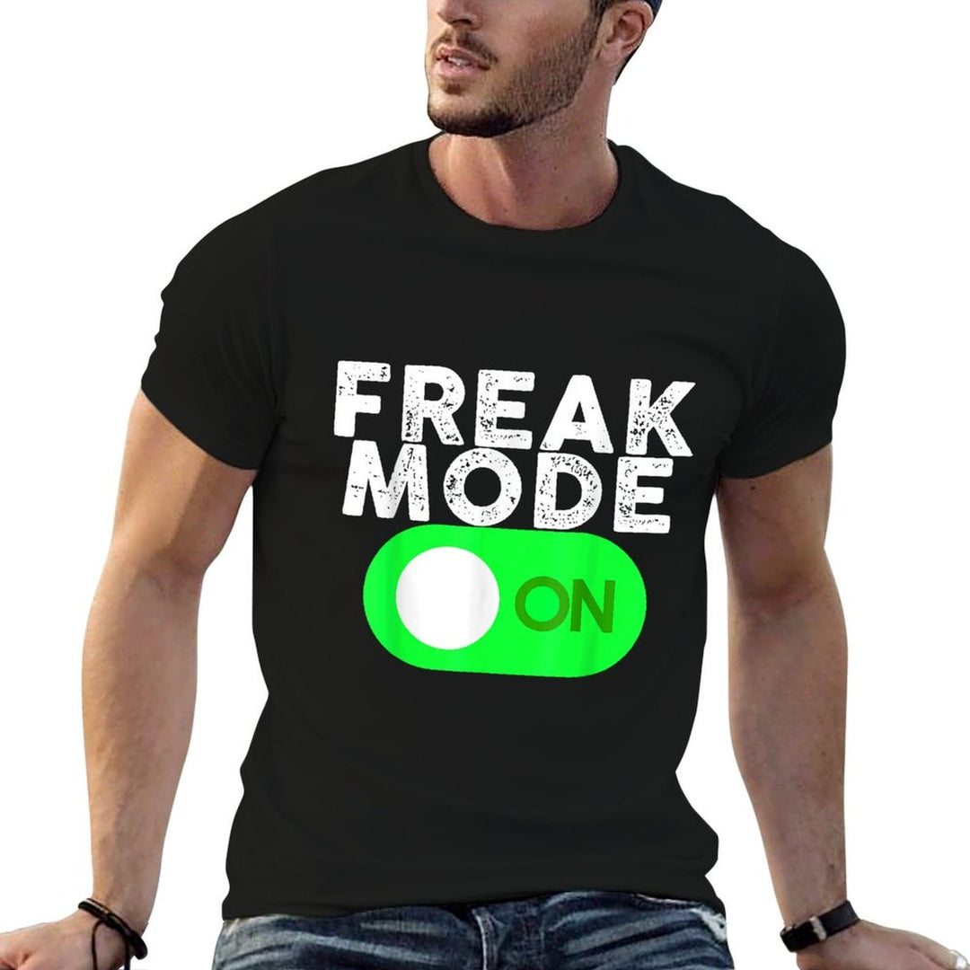 Freak Mode On - Funny Power Button Freaky Viral Slang Meme  Breathable T-Shirt