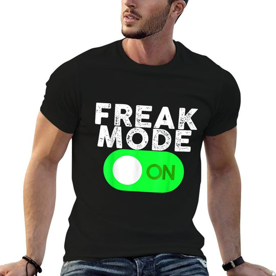 Freak Mode On - Funny Power Button Freaky Viral Slang Meme  Breathable T-Shirt