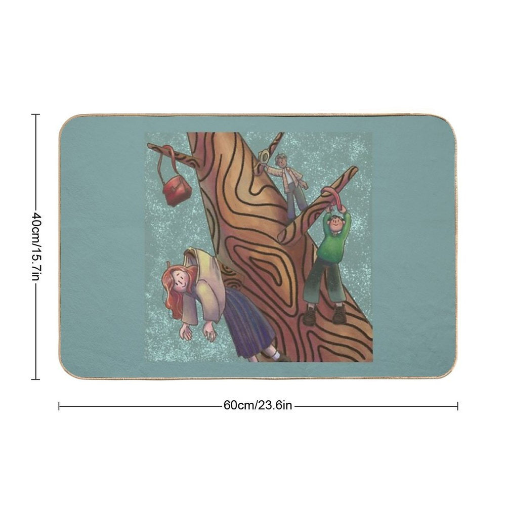 Winter Fun  Fade-Resistant Bath Mat