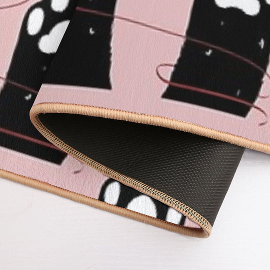 Pattern of Heart Connect  Absorbent Bath Mat