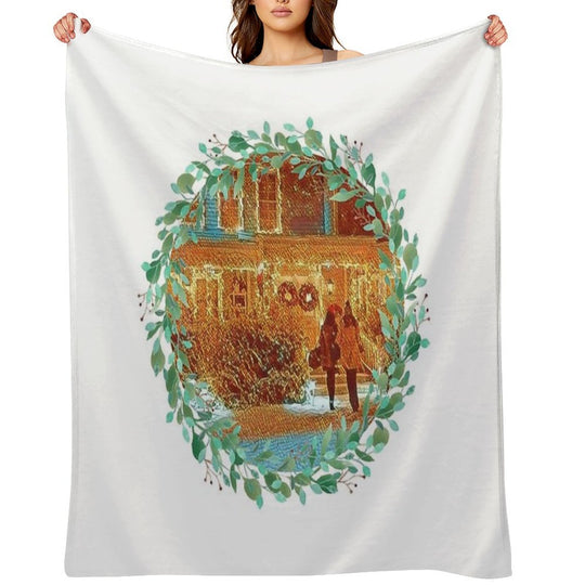 Christmas at Stars Hollow Machine-washable Throw Blanket