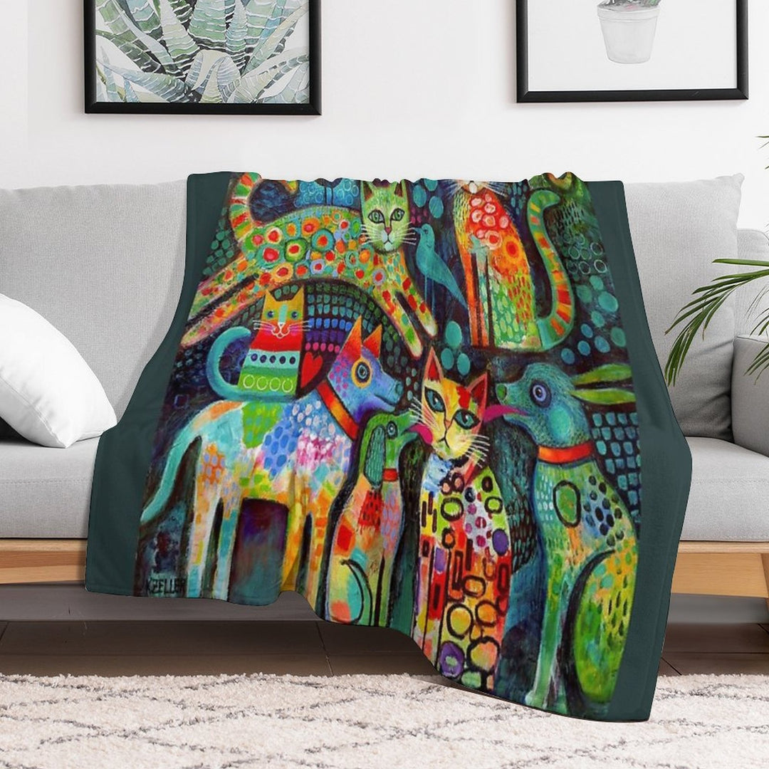 Family And Friends Comfort Throw Blanket