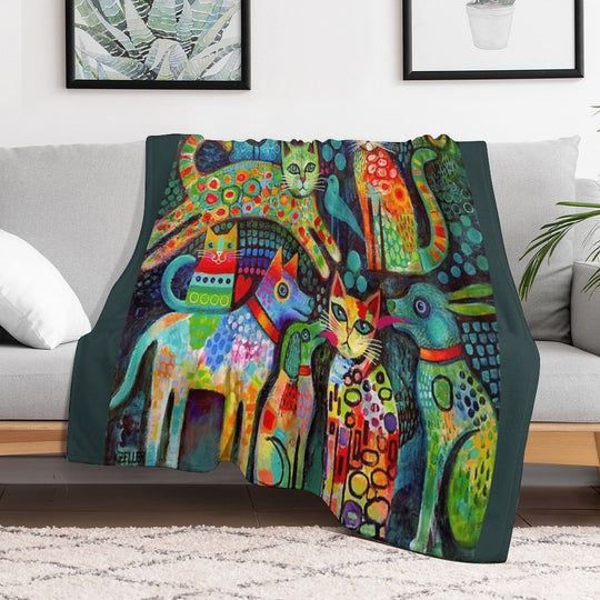 Family And Friends Comfort Throw Blanket