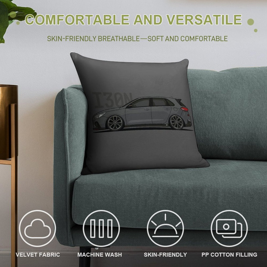 Hyundai I30N Soft Gift Ready Throw Pillow