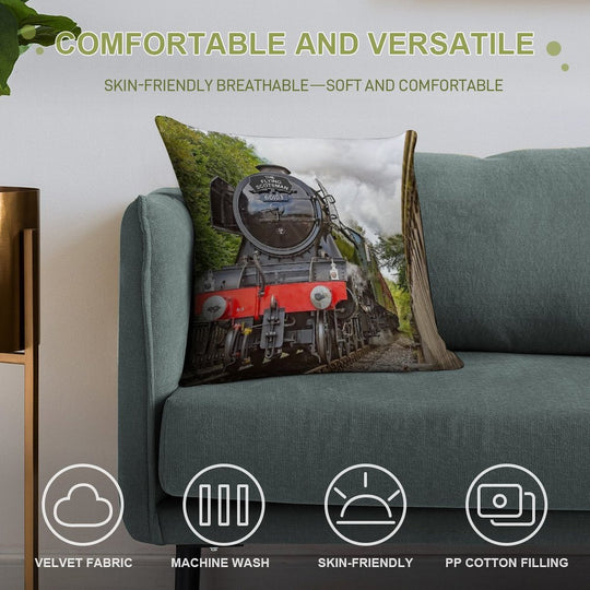 The Flying Scotsman 60103 Soft Shrink-Resistant Throw Pillow