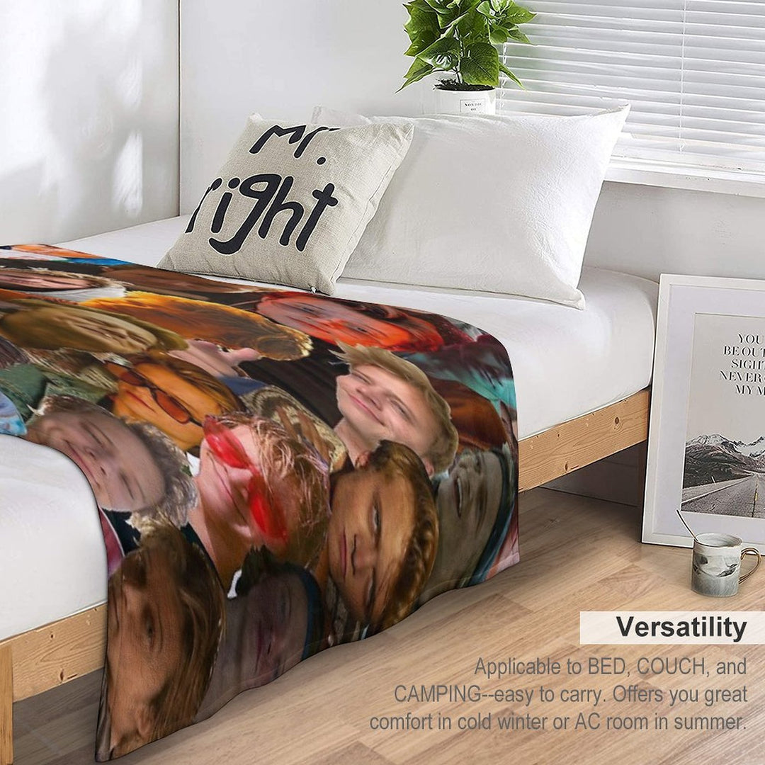 Rudy Pankow Photo Collage Premium Throw Blanket