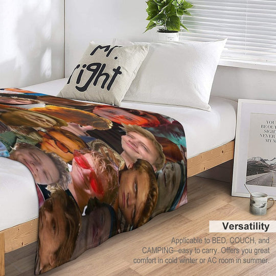 Rudy Pankow Photo Collage Premium Throw Blanket