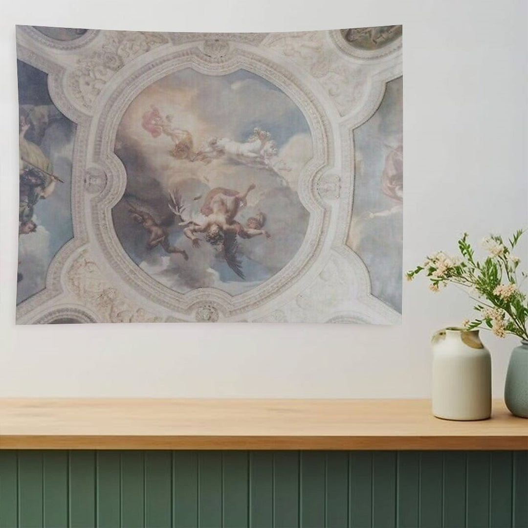 Light Academia Fresco Aesthetic Tapestry