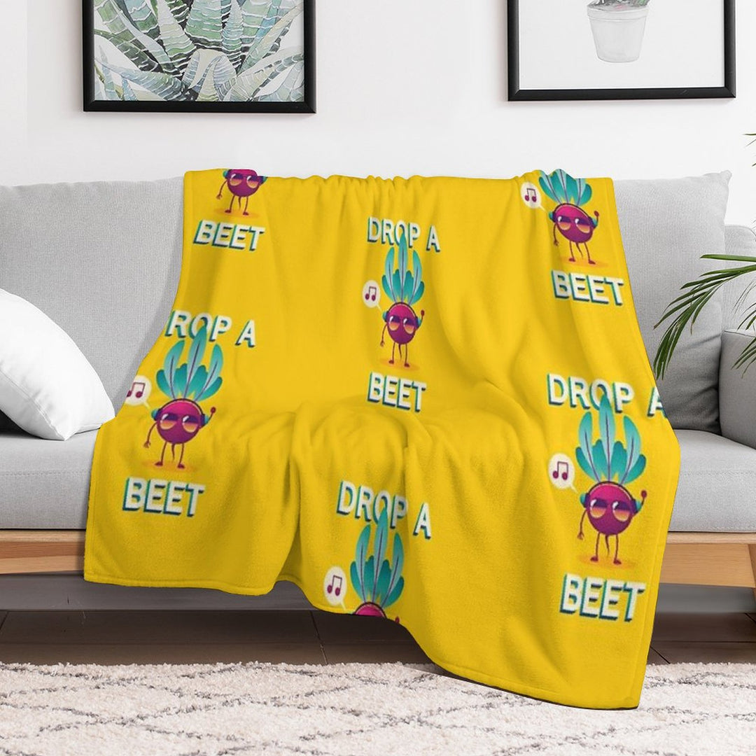 Drop A Beet Easy Care Throw Blanket