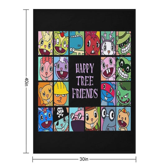 Happy Tree Friends Comfort Throw Blanket