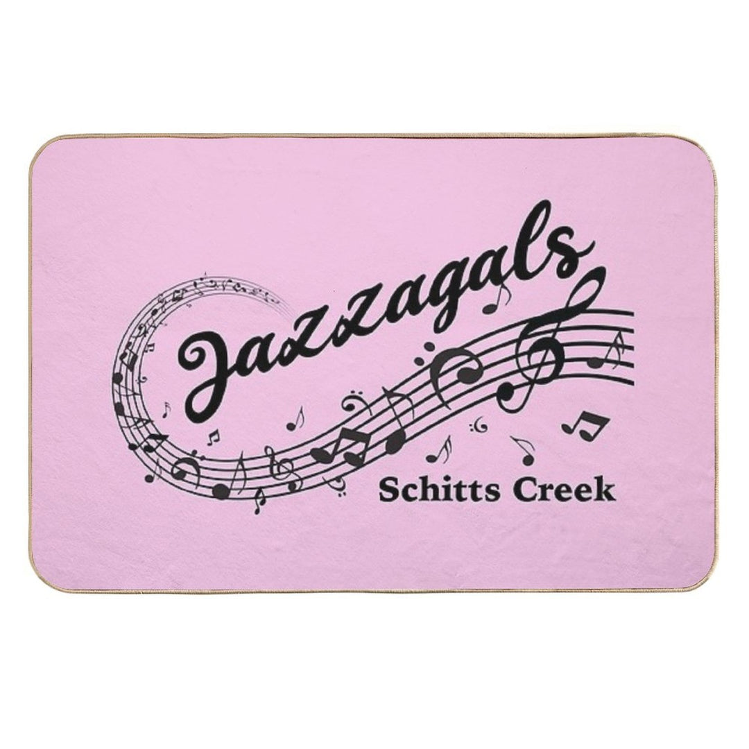 Jazzagals Schitts Creek  Repositionable Bath Mat