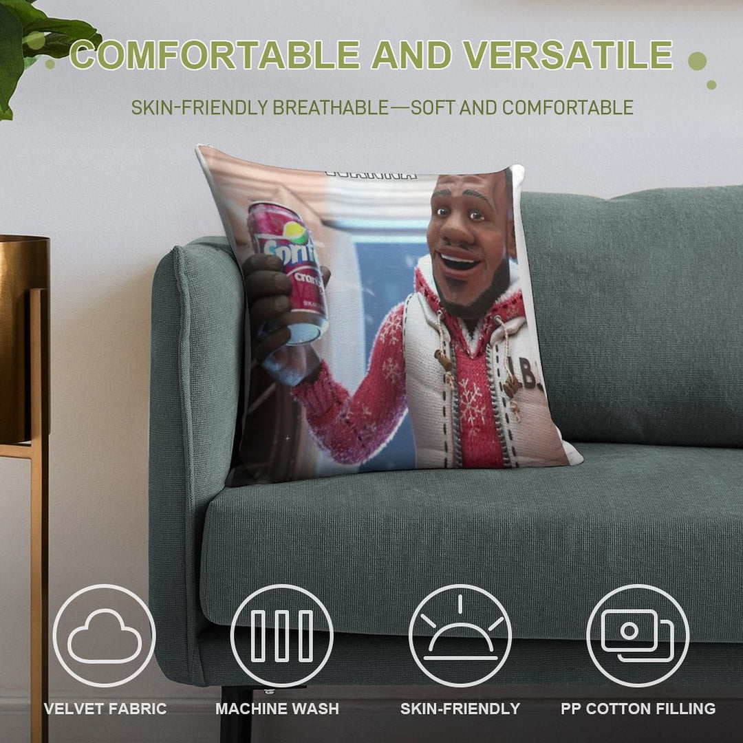 Sprite Cranberry - Wanna Sprite Cranberry Meme TOP ZOZZLE Soft Gift Ready Throw Pillow