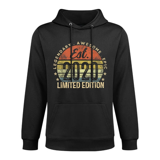 Est 2020 Limited Edition 5th Birthday Gifts 5 Year Old Customizable Surface Hoodie