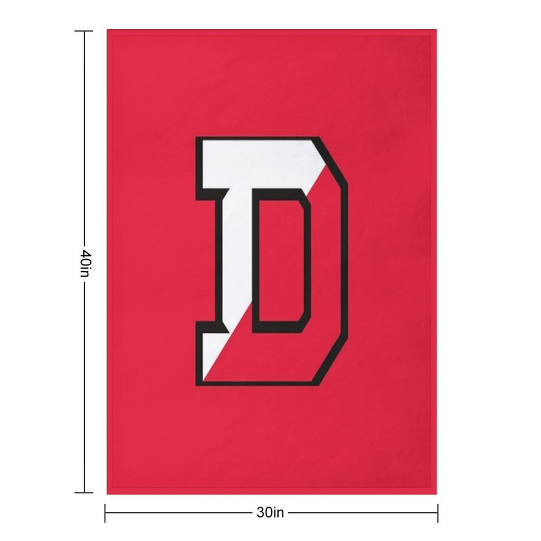 Big Red Granville Denison Sustainable Throw Blanket