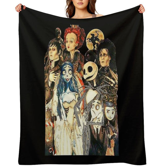 Tim Movie Horror Characters Film Durable Throw Blanket