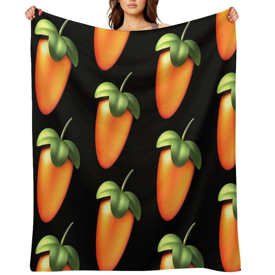 Fl Studio Logo Sticker All-season Throw Blanket