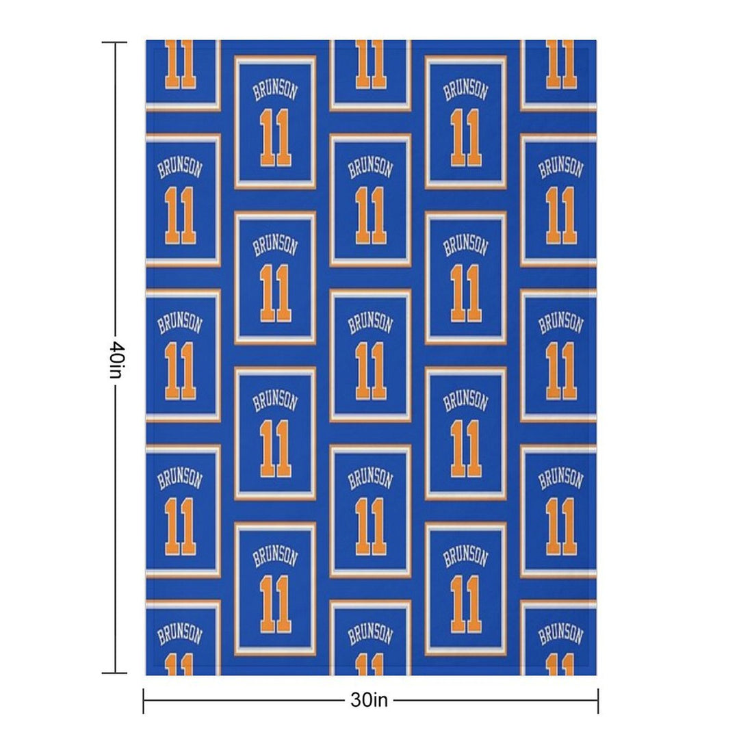 Jalen Brunson - Knicks Compact Throw Blanket