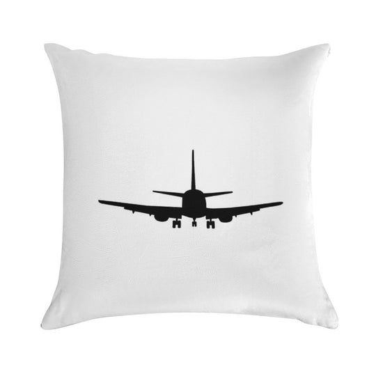 Plane Aviation Soft Reinforced Edging Throw Pillow